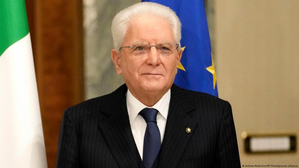 Presidente de la República Sergio Mattarella